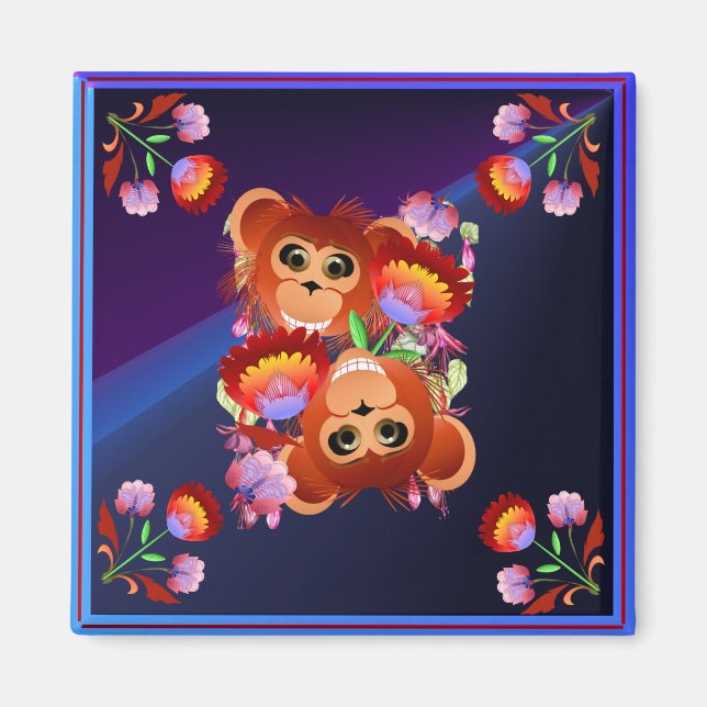 Jahr des Affen Magnet (Vorne)