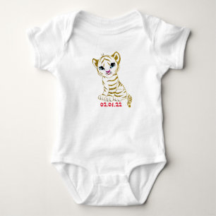 Jahr des Baby Baby Bodysuit Baby Strampler