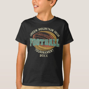 Jahr des benutzerdefinierten Fußballturniers T-Shirt