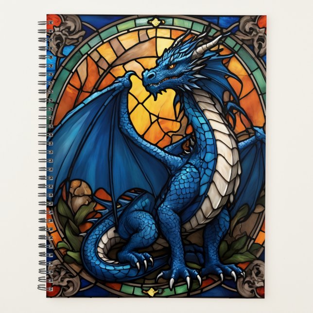 Jahr des blauen Drachen 2024 Planer (Vorderseite)