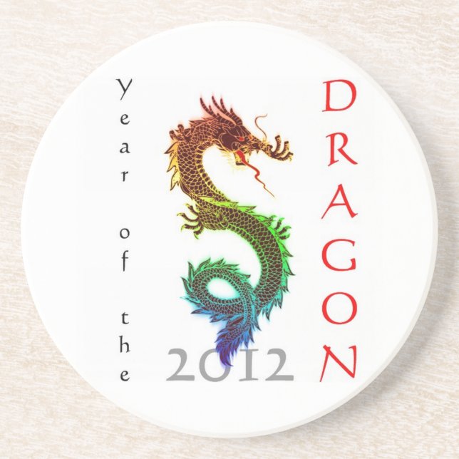 Jahr des Drachen 2012 Drink Untersetzer (Vorne)