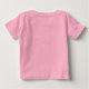 Jahr des Drachen 2024 Baby rosa T - Shirt, Dragon Baby T-shirt (Rückseite)