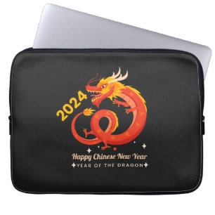 Jahr des Drachen 2024 Chinesisches Neujahr Laptopschutzhülle