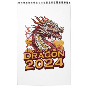 Jahr des Drachen 2024 Kalender