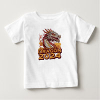 Jahr des Drachen 2024 Shirts, Drache