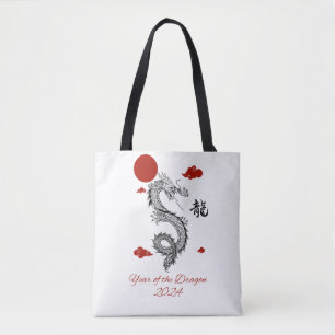 Jahr des Drachen 2024 Tasche