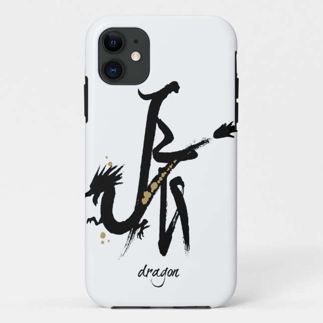 Jahr des Drachen - chinesischer Tierkreis Case-Mate iPhone Hülle (Rückseite)