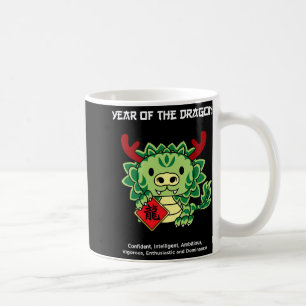 Jahr des Drachen Chinesischer Zodiak Mondneujahr Kaffeetasse