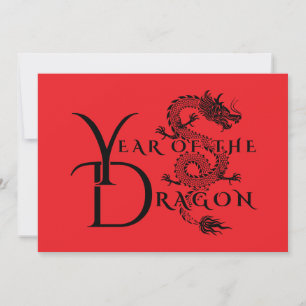 Jahr des Drachen Einladung