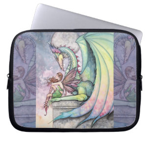 Jahr-des-Drachen-Feendrache-Laptop-Hülle Laptopschutzhülle
