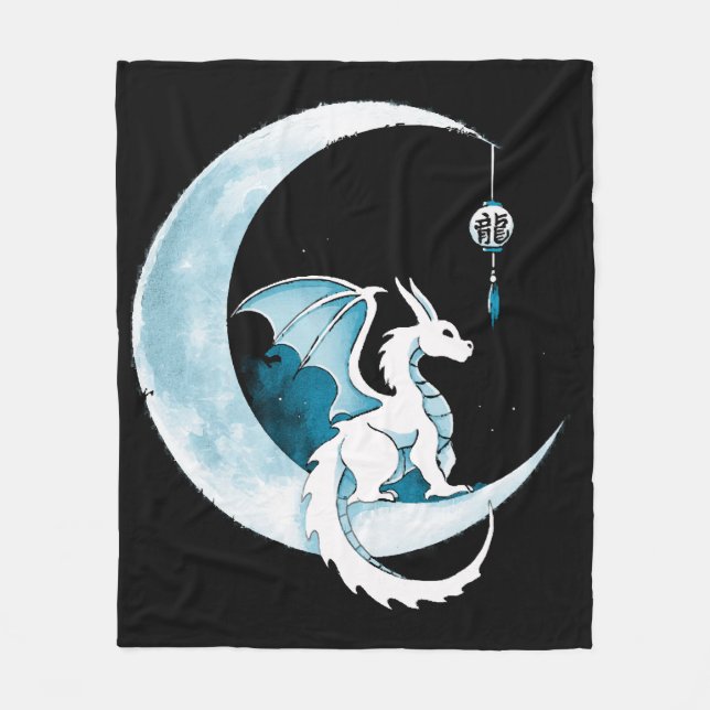 Jahr des Drachen Fleecedecke (Vorderseite)