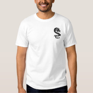 Jahr des Drachen gestickt Besticktes T-Shirt