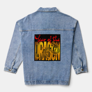 Jahr des Drachen Jeansjacke