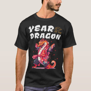 Jahr des Drachen Lustige Drachen Chinesisches Zodi T-Shirt