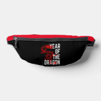 Jahr des Drachen rot weiß