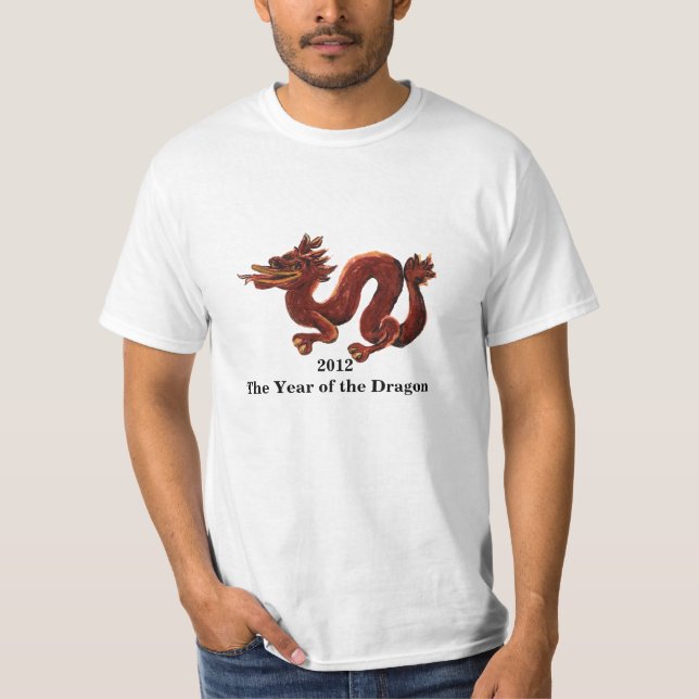 Jahr des Drachen-T - Shirt (Vorderseite)