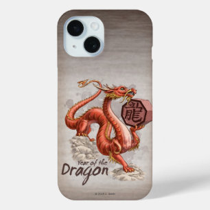 Jahr des Dragon Chinesisch Zodiac Art iPhone Fall Case-Mate iPhone Hülle