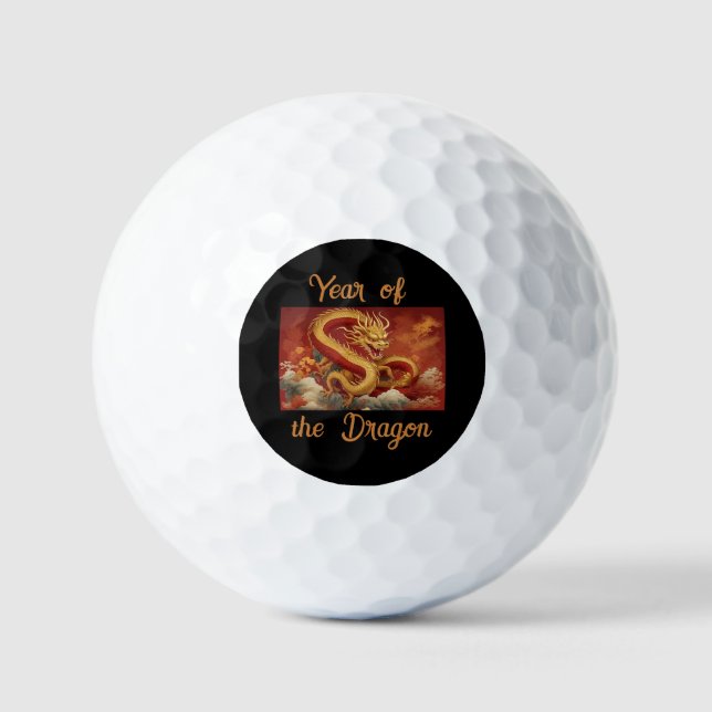 Jahr des Dragon Golf Ball (Vorderseite)