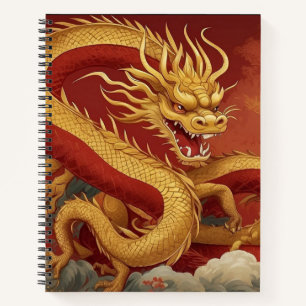 Jahr des Dragon-Notebooks Notizbuch
