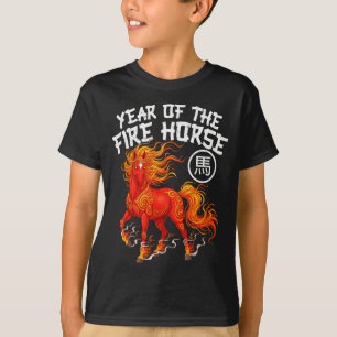 Jahr des Feuerpferdes Chinesisches Neujahr 2026 Zo T-Shirt