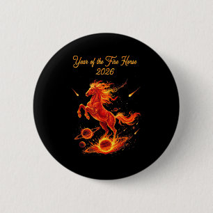 Jahr des Feuerpferds 2026 chinesisches Neujahr Mon Button