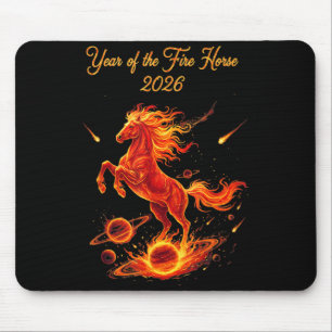 Jahr des Feuerpferds 2026 chinesisches Neujahr Mon Mousepad