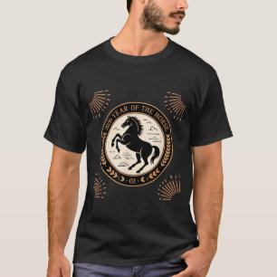 Jahr des Feuerpferds 2026 Festives Chinesisches Ne T-Shirt