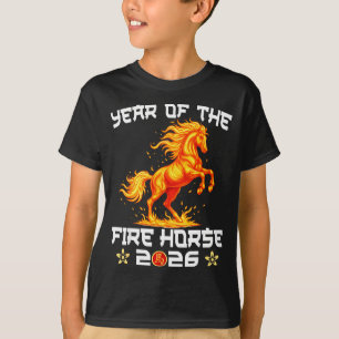 Jahr des Feuerpferds Chinesisches Neujahr 2026 Zod T-Shirt