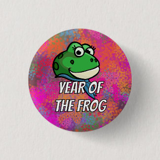 JAHR DES FROSCHES BUTTON