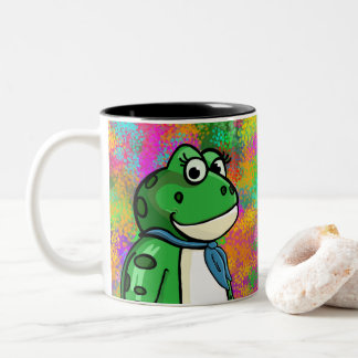 JAHR DES FROSCHES ZWEIFARBIGE TASSE