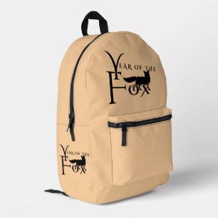 Jahr des Fuchses Bedruckter Rucksack
