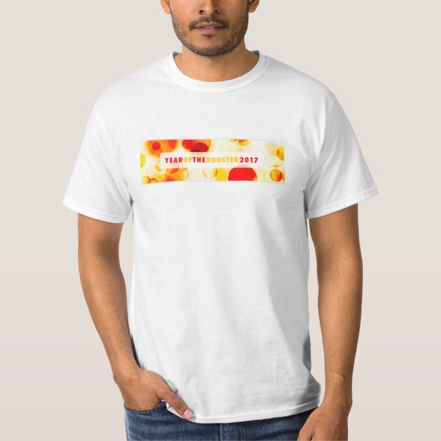 Jahr des Hahns 2017 (Bokeh) T-Shirt (Vorderseite)