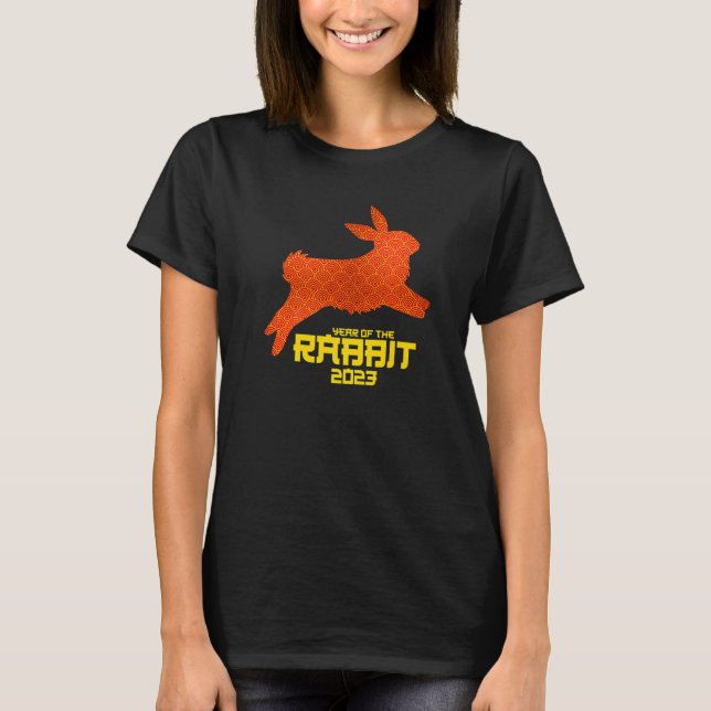 Jahr des Hasen-Chinesen-Neujahrs 2023 7 T-Shirt (Vorderseite)