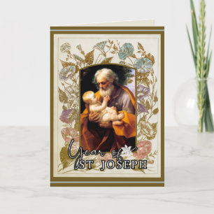 Jahr des Hochfestes des hl. Josef Katholisches Geb Karte