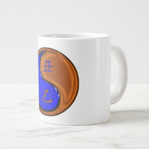Jahr des Holz-Ochsen Jumbo-Tasse