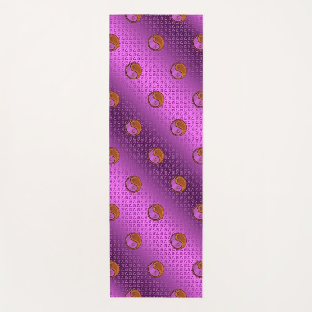 Jahr des Holzrosters Yogamatte (Vorderseite)