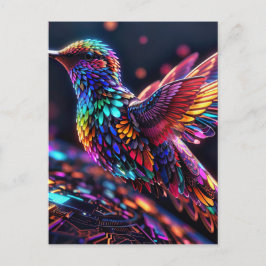 Jahr des Hummingvogels: Eine monatliche Reise Postkarte