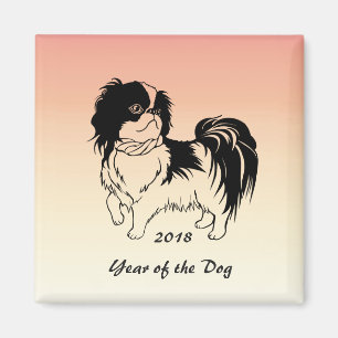 Jahr des Hundes 2018 chinesisches Neujahrsmagnet Magnet