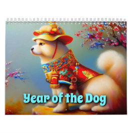 Jahr des Hundes Kalender