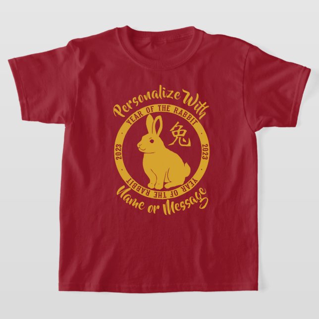 Jahr des Kaninchen-T - Shirt 2023 (Ablage )