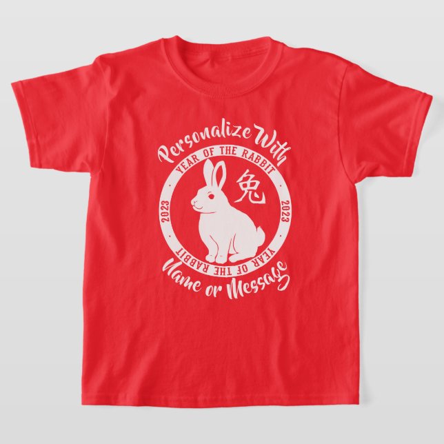Jahr des Kaninchen-T - Shirt 2023 (Ablage )