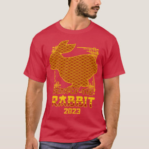Jahr des Kaninchens Chinesisches Neujahr 2023 Präm T-Shirt