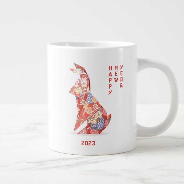 Jahr des Kaninchens Jumbo-Tasse (Rechts)