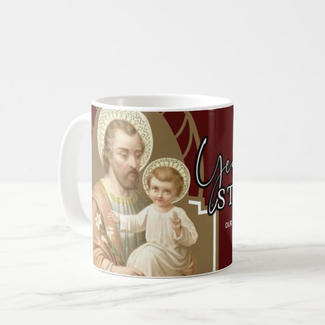 Jahr des katholischen Gotteshauses Kaffeetasse (Vorderseite Links)