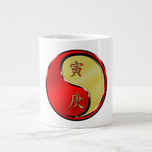 Jahr des Metall-Tigers Jumbo-Tasse