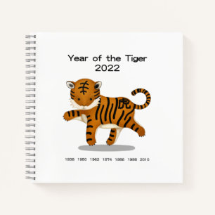 Jahr des Niedlichen Tierhalters von Zodiac 2022 Notizbuch
