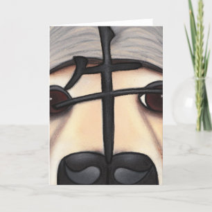 Jahr des Ochsen Feiertagskarte