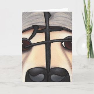 Jahr des Ochsen Feiertagskarte