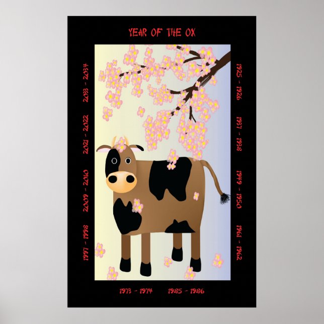 Jahr des Ochsen Poster (Vorne)