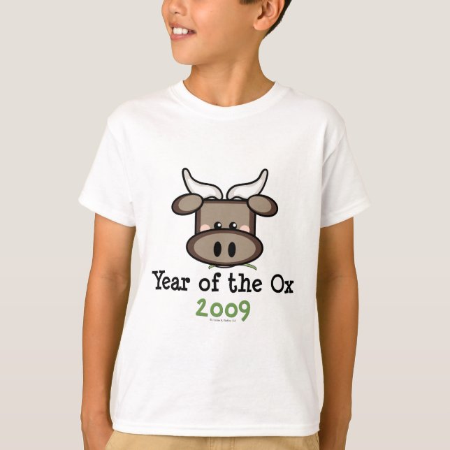 Jahr des OX 2009 Kinder Sweatshirt T-Shirt (Vorderseite)